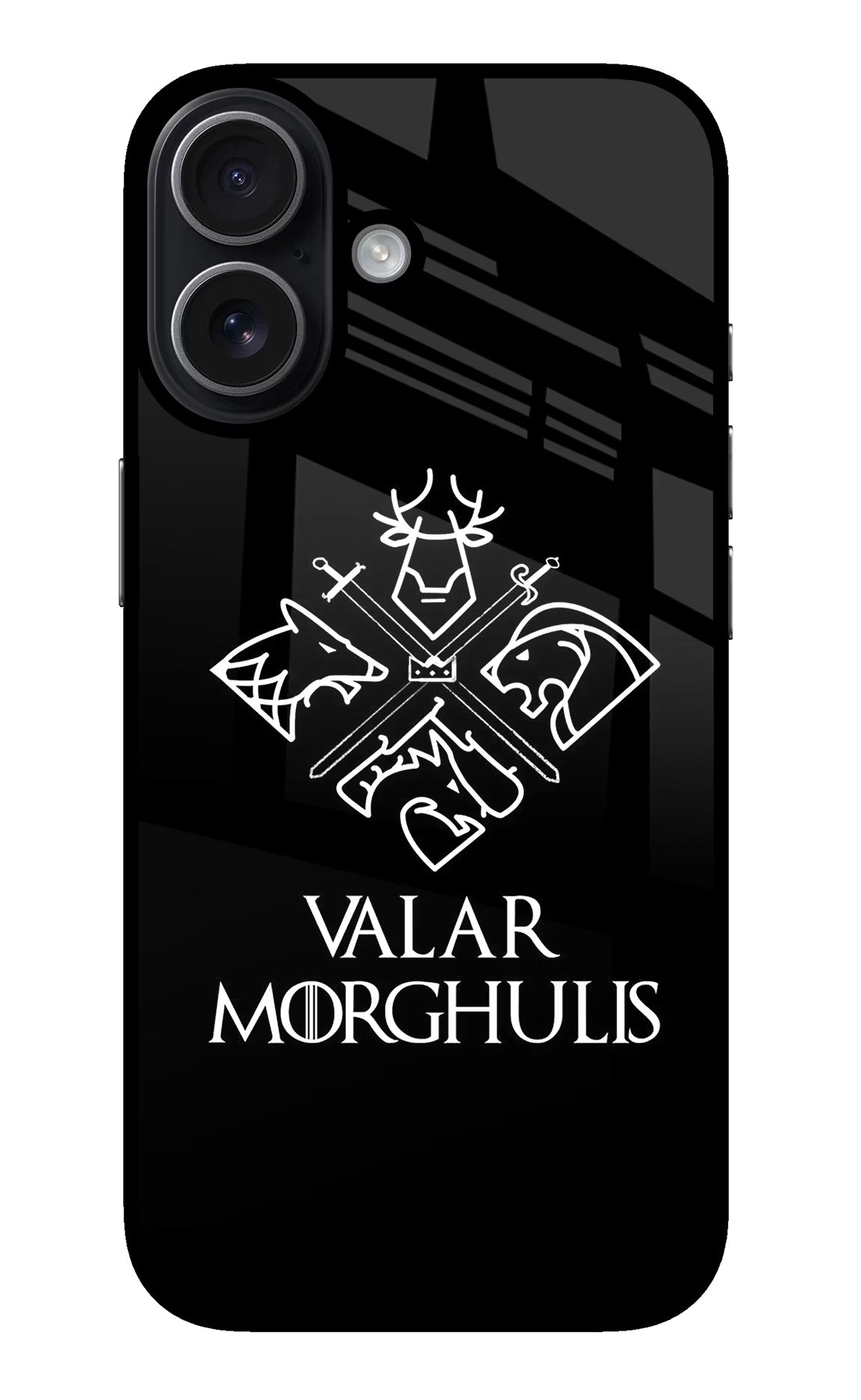Valar Morghulis | Game Of Thrones iPhone 17 Glass Case Back Cover by Casekaro