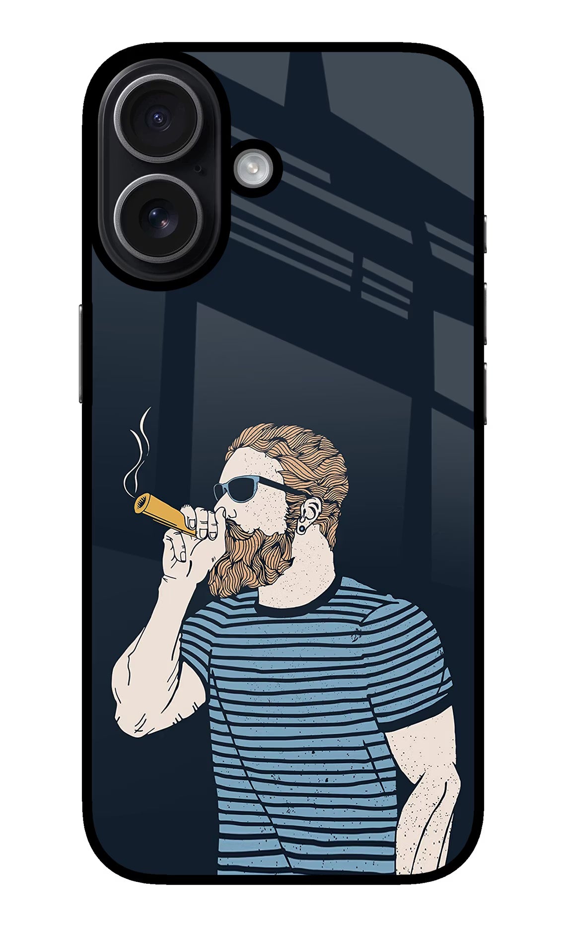 Smoking iPhone 17 Glass Case - Smoking iPhone 17 Glass Case Smoking iPhone 17 Glass Case