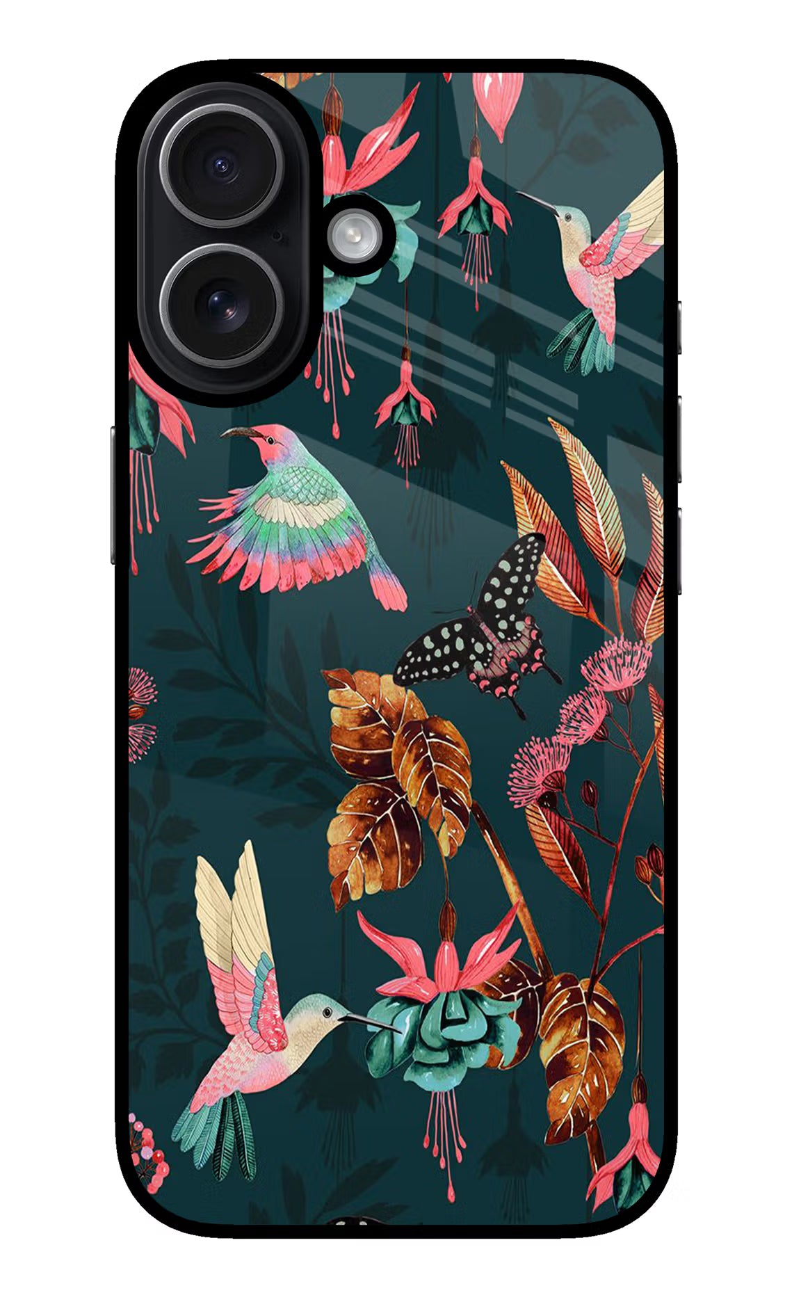 Birds iPhone 17 Glass Case - Birds iPhone 17 Glass Case Birds iPhone 17 Glass Case