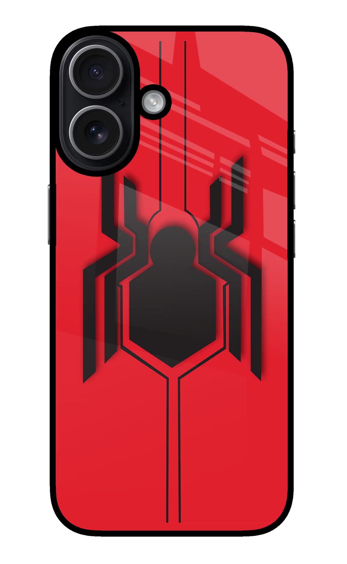 Spider iPhone 17 Glass Case Back Cover by Casekaro