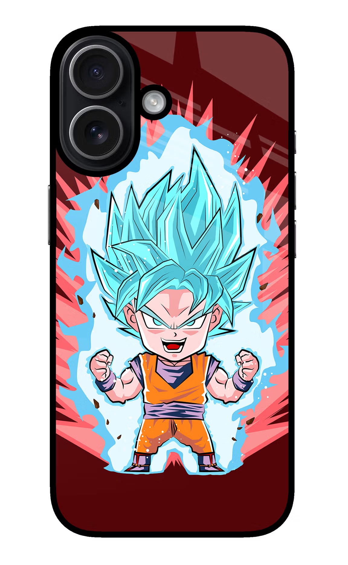 Goku Little iPhone 17 Glass Case - Goku Little iPhone 17 Glass Case Goku Little iPhone 17 Glass Case