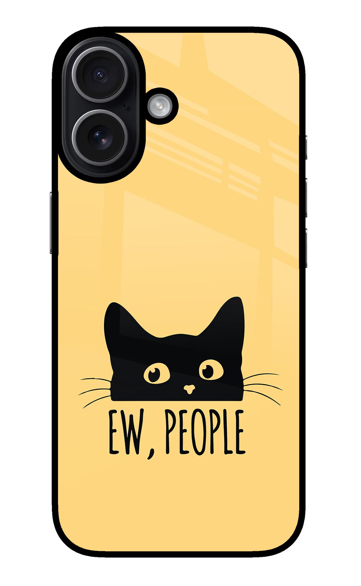 Ew People Catitude iPhone 17 Glass Case - Ew People Catitude iPhone 17 Glass Case Ew People Catitude iPhone 17 Glass Case