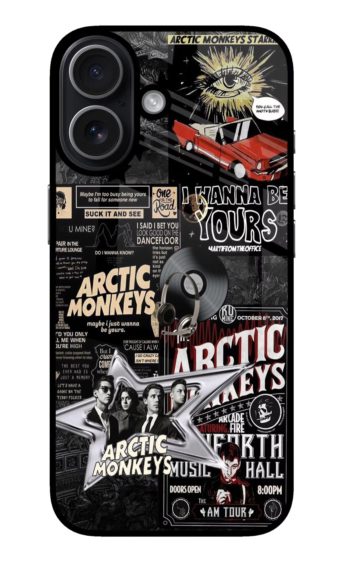 Arctic Monkeys iPhone 17 Glass Case - Arctic Monkeys iPhone 17 Glass Case Arctic Monkeys iPhone 17 Glass Case