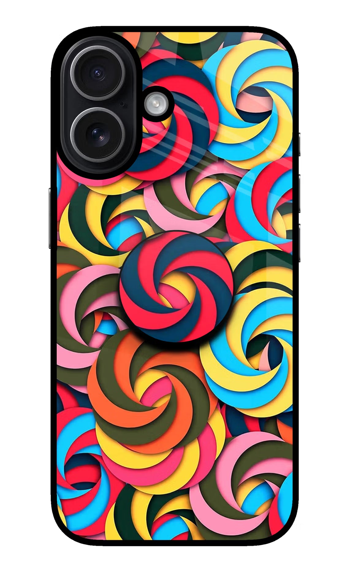 Spiral Pattern iPhone 17 Pop Case - Spiral Pattern iPhone 17 Pop Case by Casekaro Spiral Pattern iPhone 17 Pop Case by Casekaro