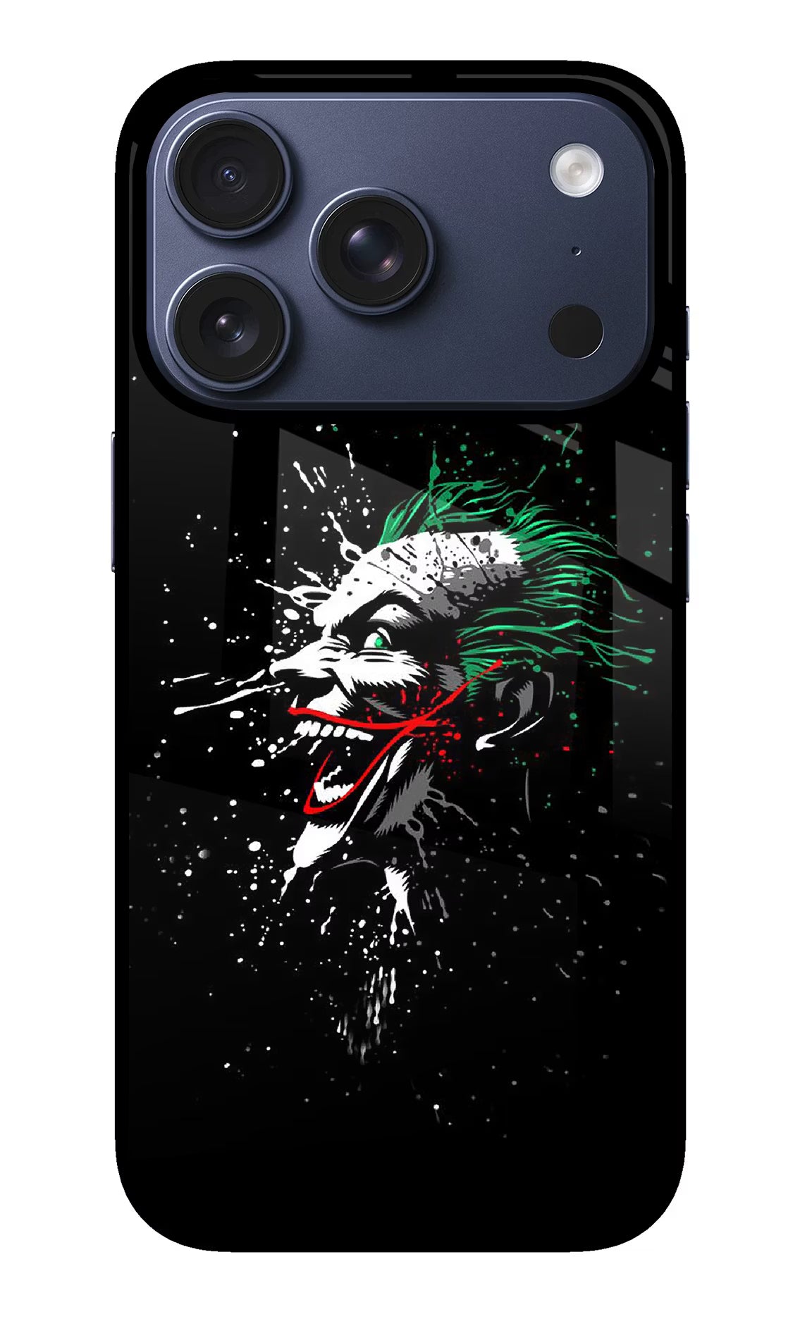 Joker iPhone 17 Pro Back Cover - Joker iPhone 17 Pro Glass Case Back Cover by Casekaro Joker iPhone 17 Pro Glass Case Back Cover by Casekaro