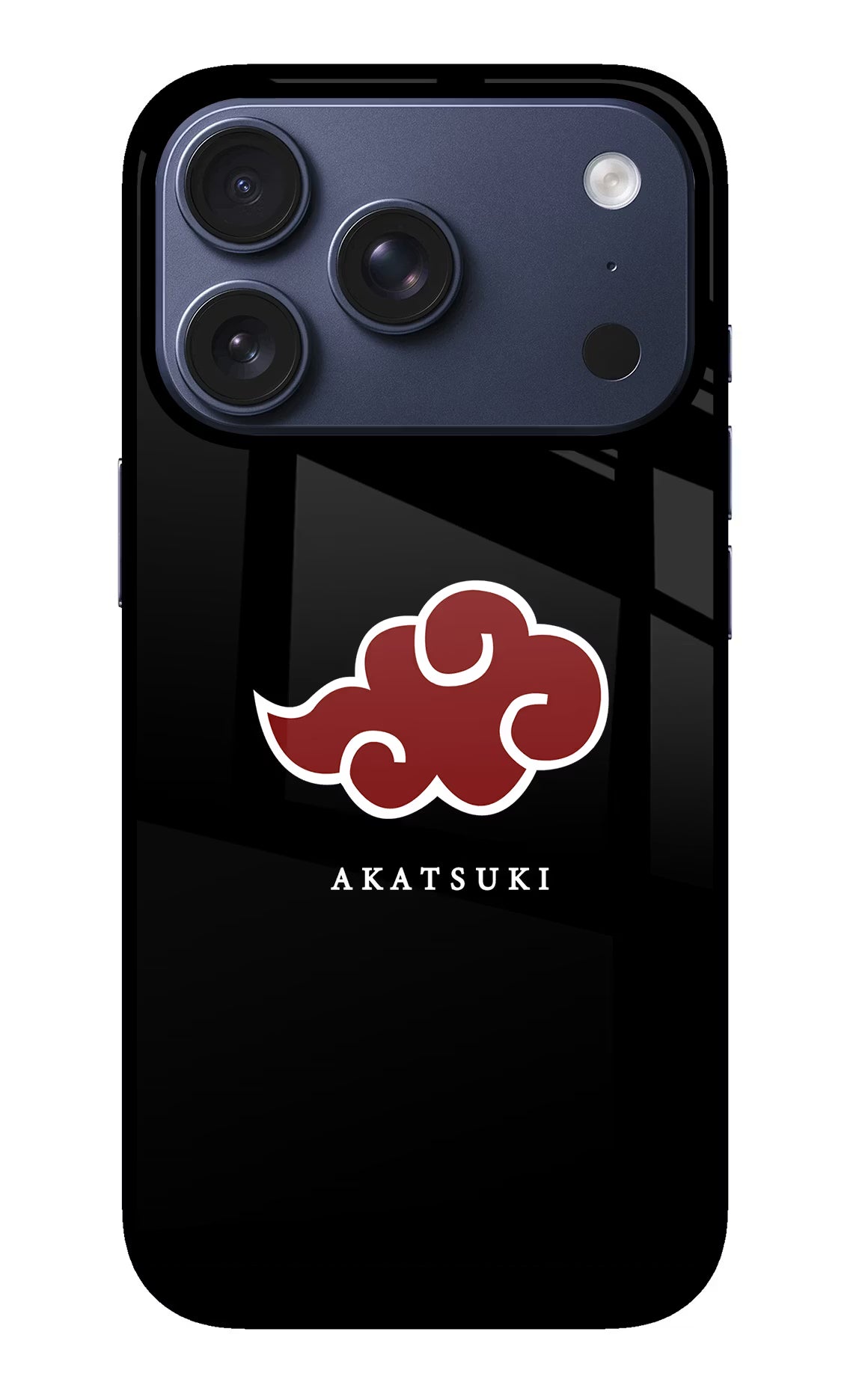 Akatsuki iPhone 17 Pro Back Cover - Akatsuki iPhone 17 Pro Glass Case Back Cover by Casekaro Akatsuki iPhone 17 Pro Glass Case Back Cover by Casekaro