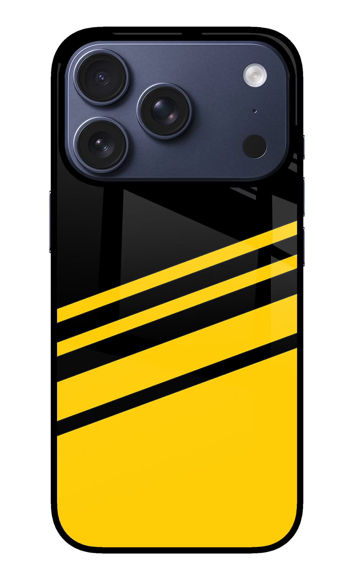 Yellow Shades iPhone 17 Pro Back Cover - Yellow Shades iPhone 17 Pro Glass Case Back Cover by Casekaro Yellow Shades iPhone 17 Pro Glass Case Back Cover by Casekaro