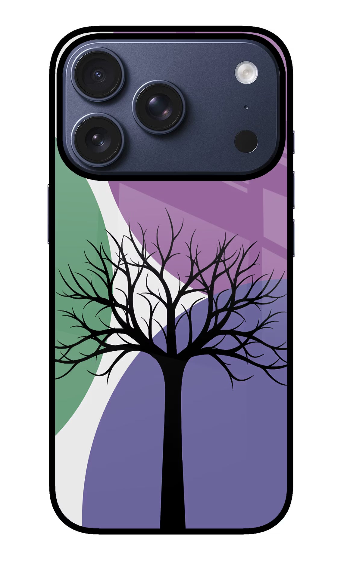 Tree Art iPhone 17 Pro Glass Case - Tree Art iPhone 17 Pro Glass Case Tree Art iPhone 17 Pro Glass Case