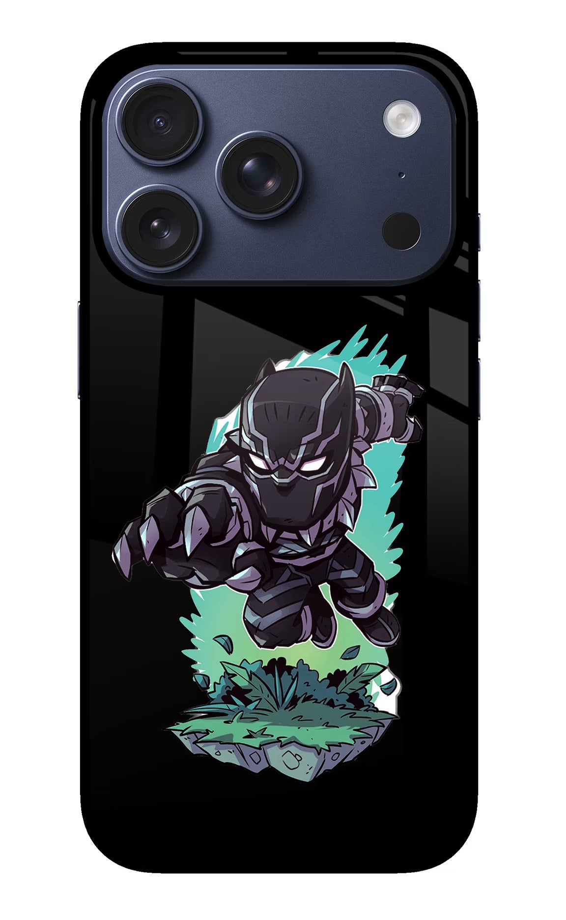 Black Panther iPhone 17 Pro Glass Case - Black Panther iPhone 17 Pro Glass Case Black Panther iPhone 17 Pro Glass Case