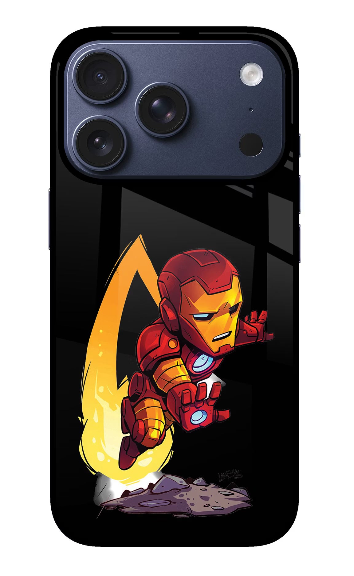 IronMan iPhone 17 Pro Glass Case - IronMan iPhone 17 Pro Glass Case IronMan iPhone 17 Pro Glass Case