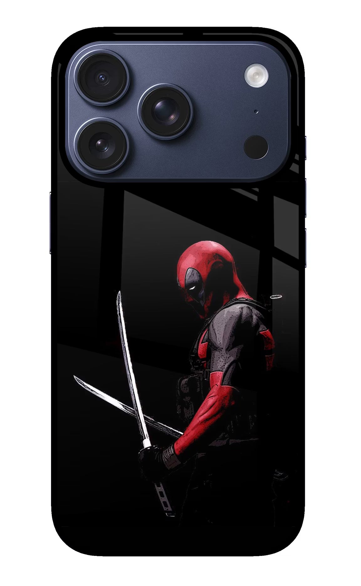Deadpool iPhone 17 Pro Back Cover - Deadpool iPhone 17 Pro Glass Case Back Cover by Casekaro Deadpool iPhone 17 Pro Glass Case Back Cover by Casekaro
