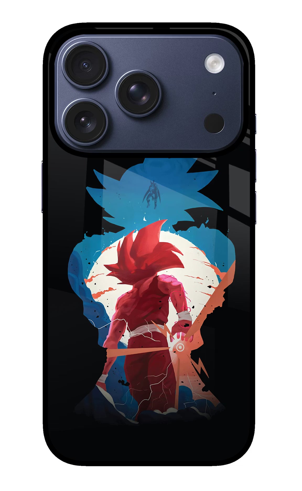 Goku iPhone 17 Pro Back Cover - Goku iPhone 17 Pro Glass Case Back Cover by Casekaro Goku iPhone 17 Pro Glass Case Back Cover by Casekaro