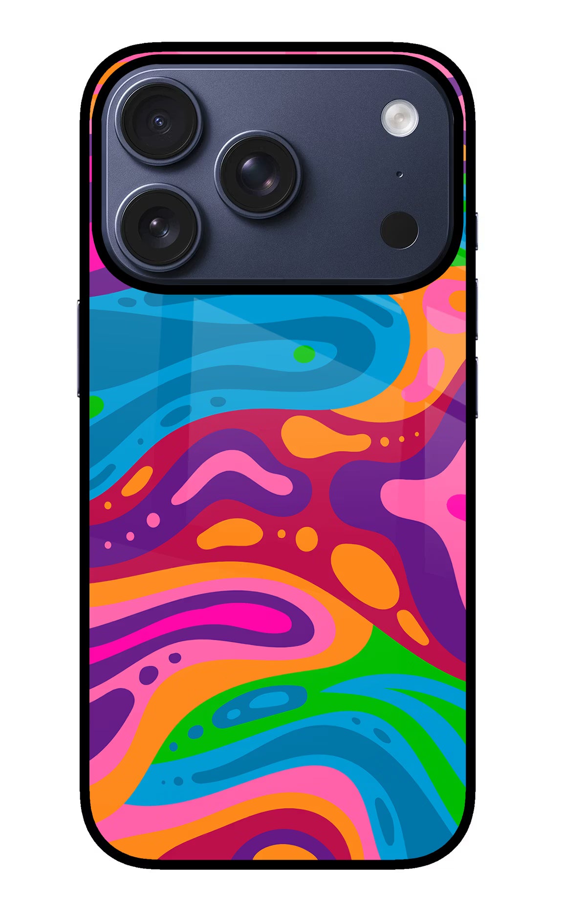 Trippy Pattern iPhone 17 Pro Glass Case - Trippy Pattern iPhone 17 Pro Glass Case Trippy Pattern iPhone 17 Pro Glass Case