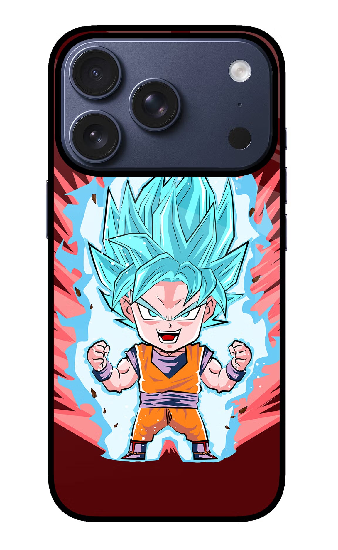 Goku Little iPhone 17 Pro Glass Case - Goku Little iPhone 17 Pro Glass Case Goku Little iPhone 17 Pro Glass Case