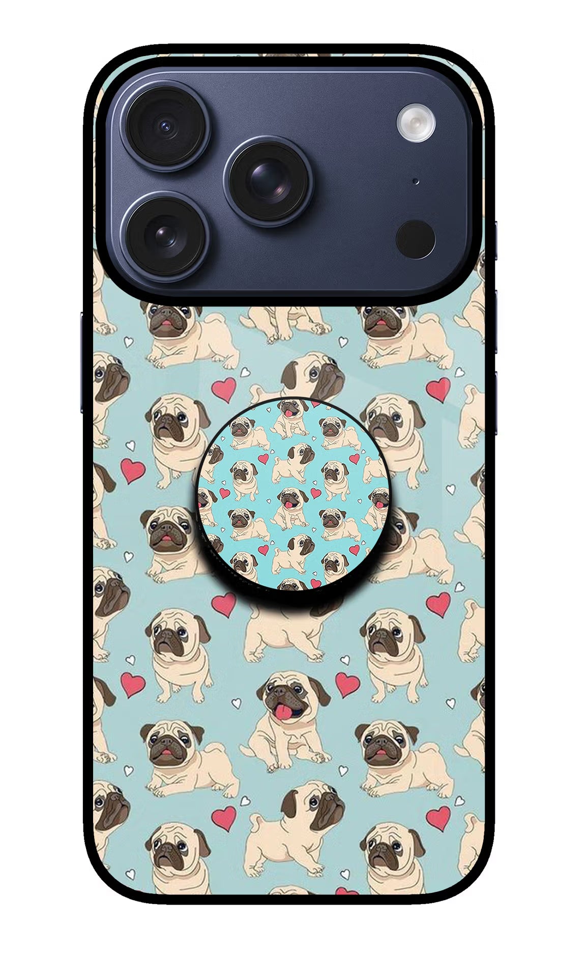 Pug Dog iPhone 17 Pro Pop Case - Pug Dog iPhone 17 Pro Pop Case by Casekaro Pug Dog iPhone 17 Pro Pop Case by Casekaro