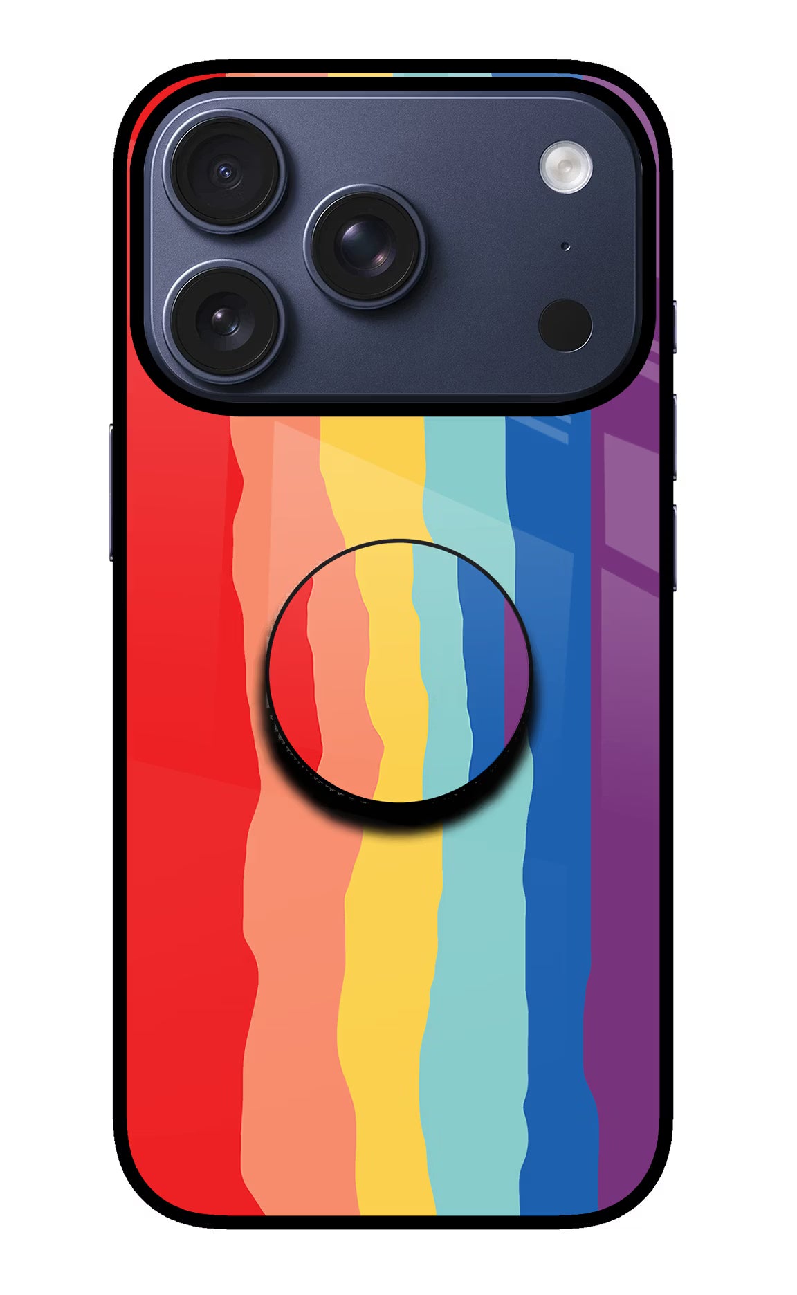 Rainbow iPhone 17 Pro Pop Case - Rainbow iPhone 17 Pro Pop Case by Casekaro Rainbow iPhone 17 Pro Pop Case by Casekaro
