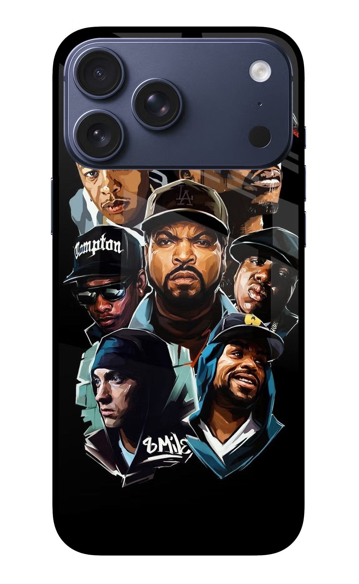 Rappers iPhone 17 Pro Max Glass Case - Rappers iPhone 17 Pro Max Glass Case Rappers iPhone 17 Pro Max Glass Case