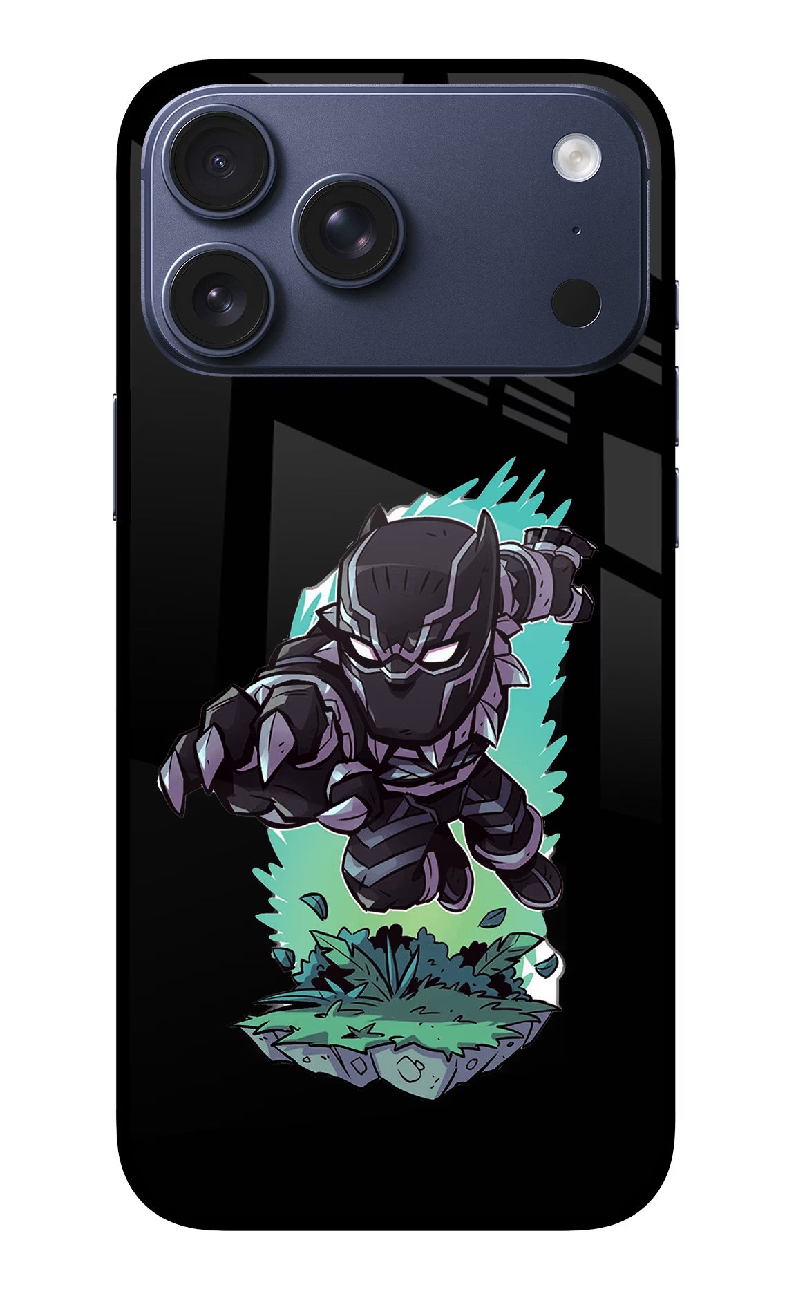 Black Panther iPhone 17 Pro Max Glass Case - Black Panther iPhone 17 Pro Max Glass Case Black Panther iPhone 17 Pro Max Glass Case