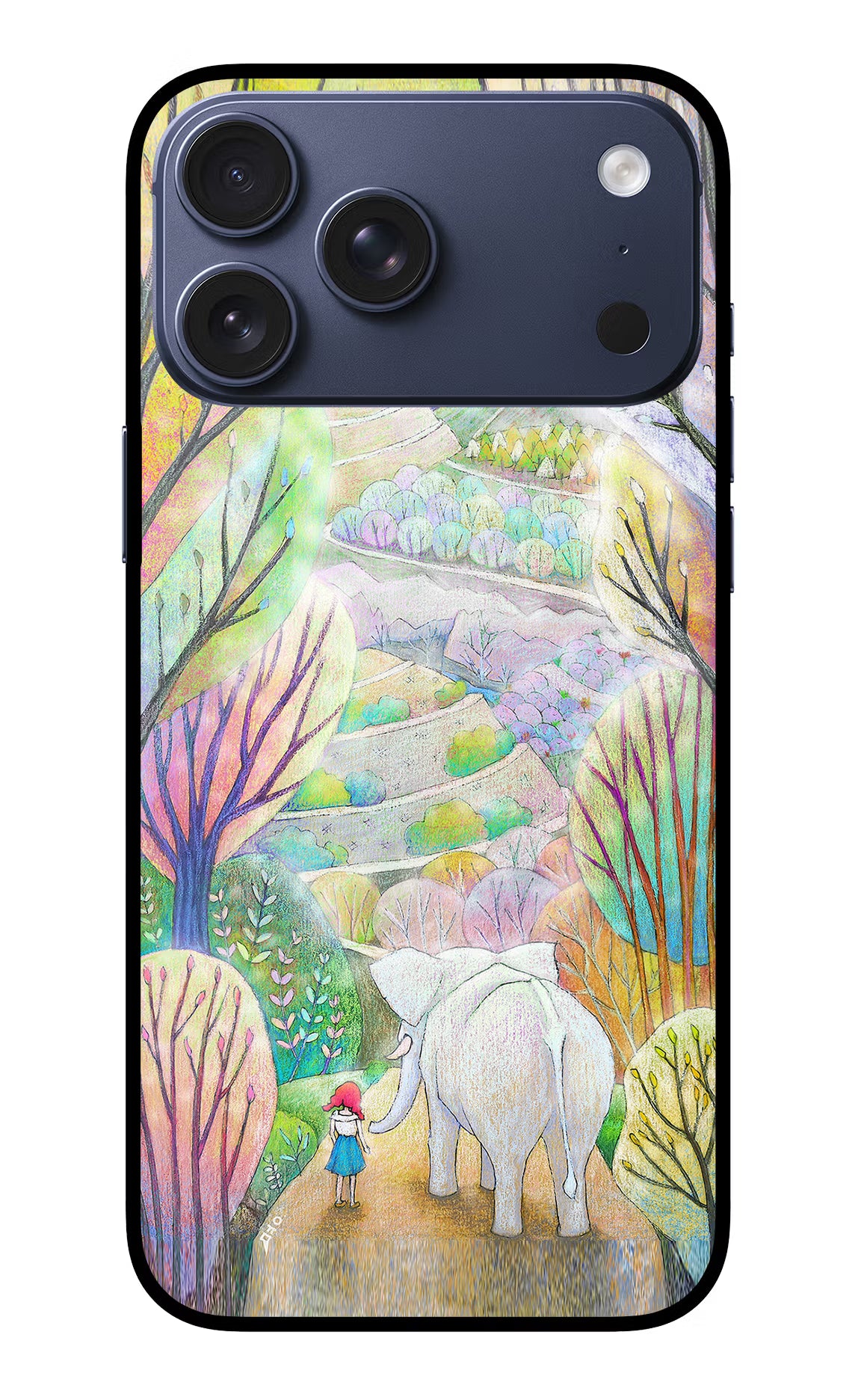 Nature Painting iPhone 17 Pro Max Glass Case - Nature Painting iPhone 17 Pro Max Glass Case Nature Painting iPhone 17 Pro Max Glass Case