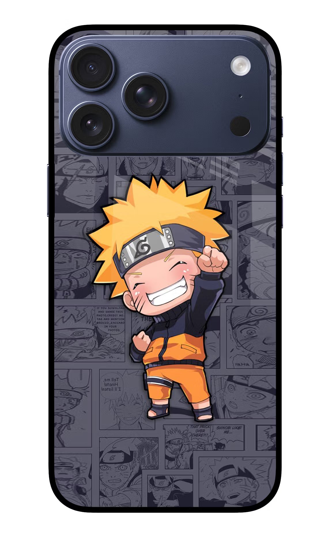 Chota Naruto iPhone 17 Pro Max Glass Case - Chota Naruto iPhone 17 Pro Max Glass Case Chota Naruto iPhone 17 Pro Max Glass Case
