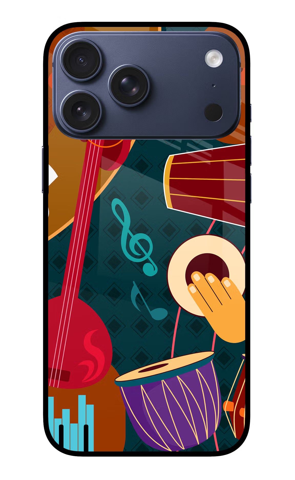 Music Instrument iPhone 17 Pro Max Glass Case - Music Instrument iPhone 17 Pro Max Glass Case Music Instrument iPhone 17 Pro Max Glass Case