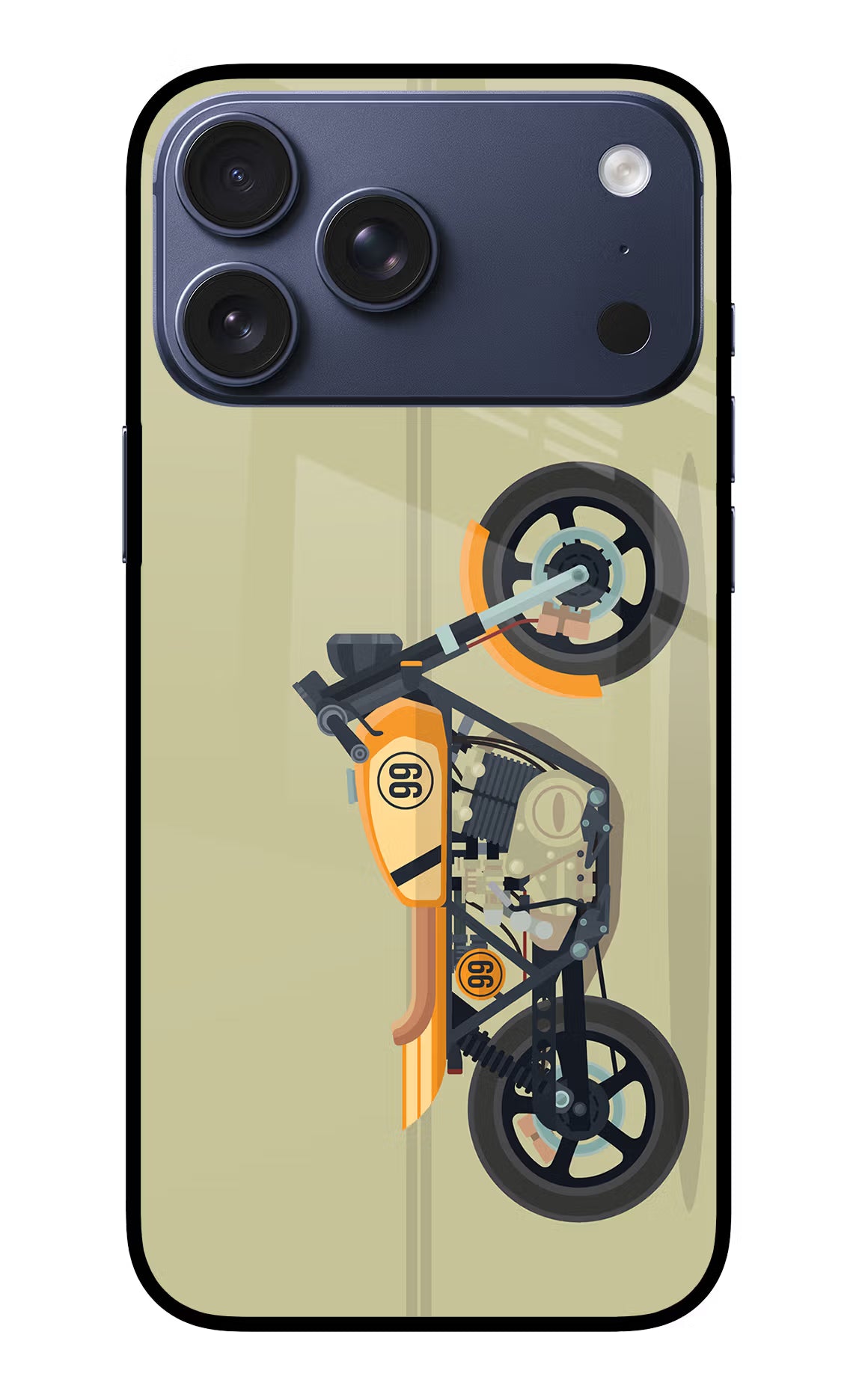 Vertical Speedster iPhone 17 Pro Max Glass Case - Vertical Speedster iPhone 17 Pro Max Glass Case Vertical Speedster iPhone 17 Pro Max Glass Case