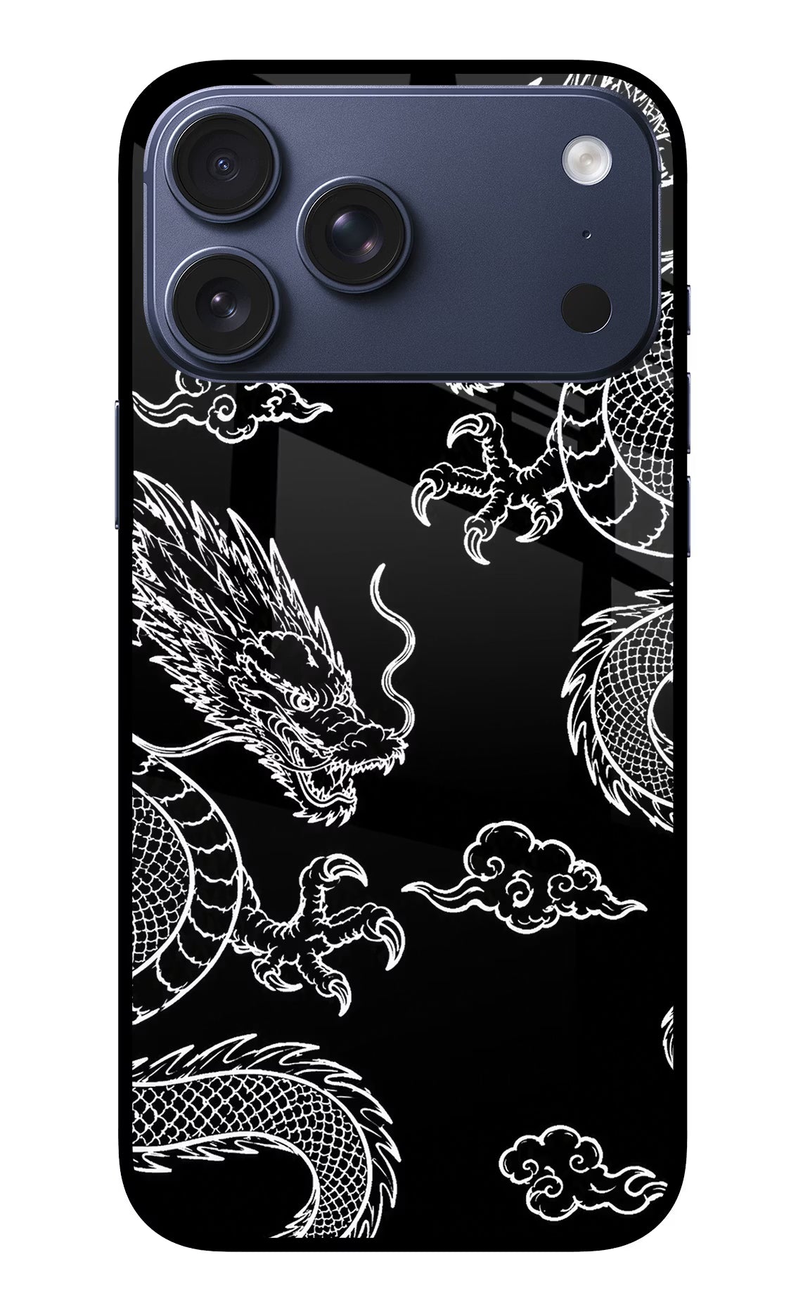 Twin Dragons iPhone 17 Pro Max Glass Case - Twin Dragons iPhone 17 Pro Max Glass Case Twin Dragons iPhone 17 Pro Max Glass Case