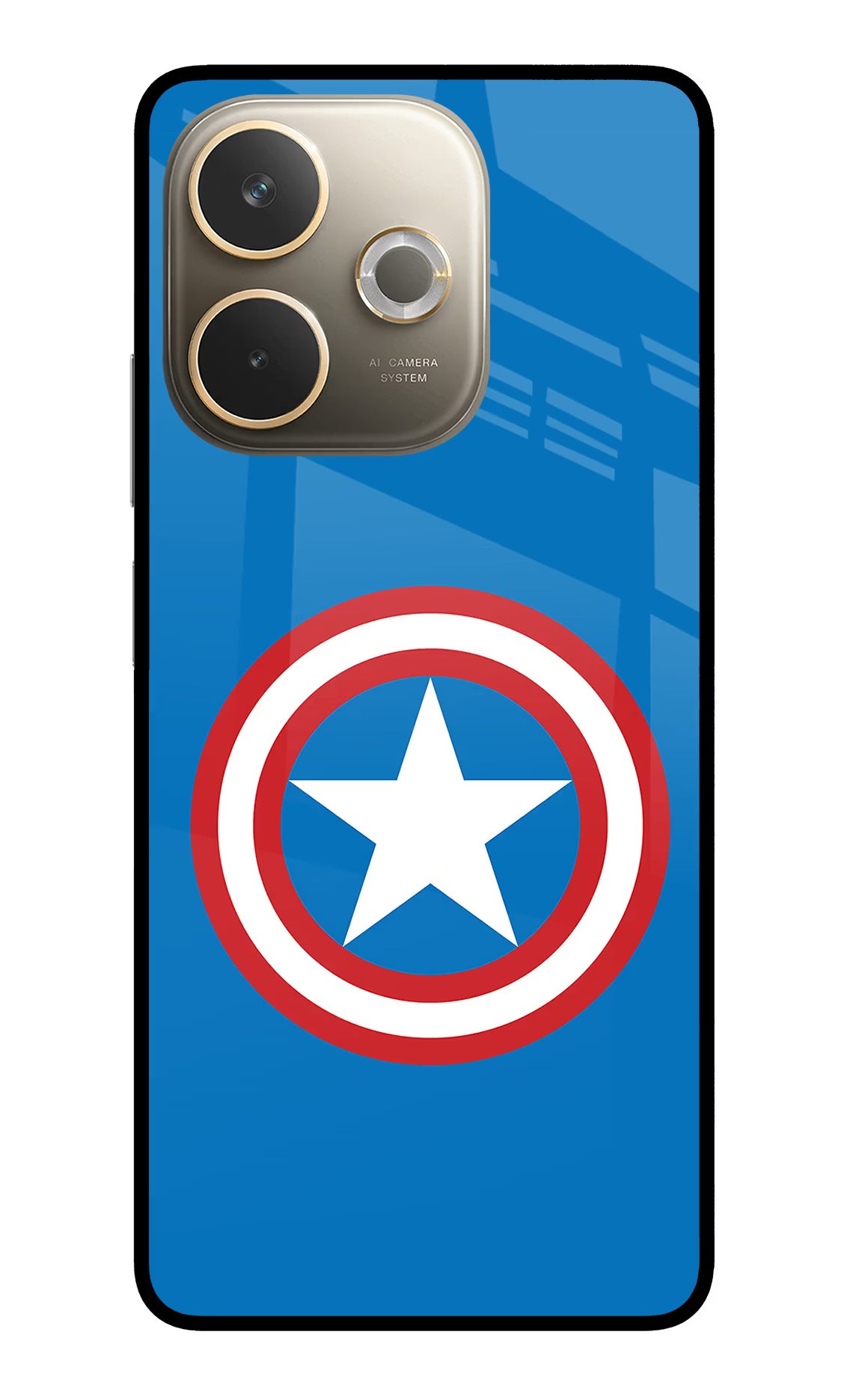 Captain America Logo Oppo A5 Pro 5G Glass Case - Captain America Logo Oppo A5 Pro 5G Glass Case Captain America Logo Oppo A5 Pro 5G Glass Case
