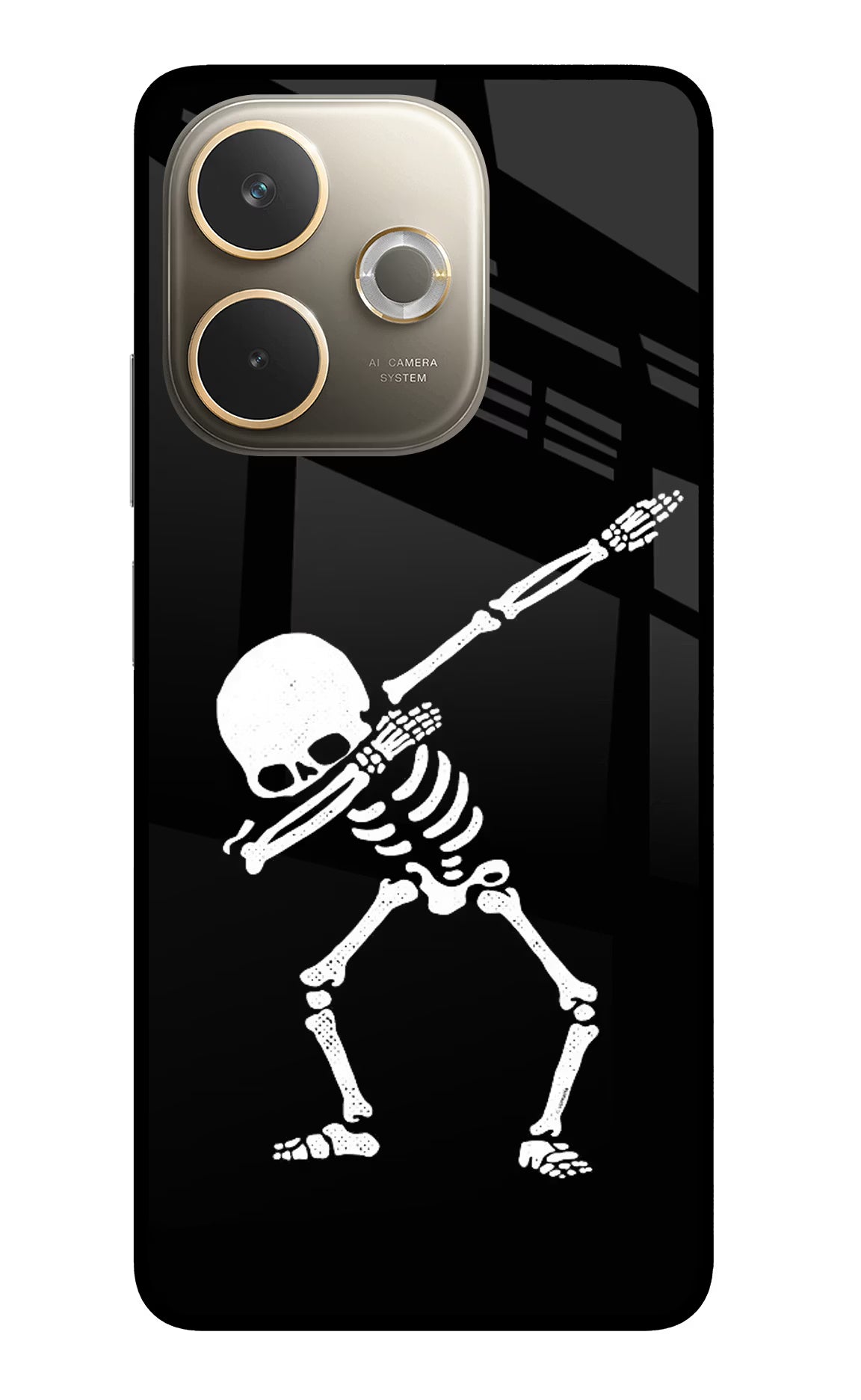 Dabbing Skeleton Art Oppo A5 Pro 5G Glass Case - Dabbing Skeleton Art Oppo A5 Pro 5G Glass Case Dabbing Skeleton Art Oppo A5 Pro 5G Glass Case