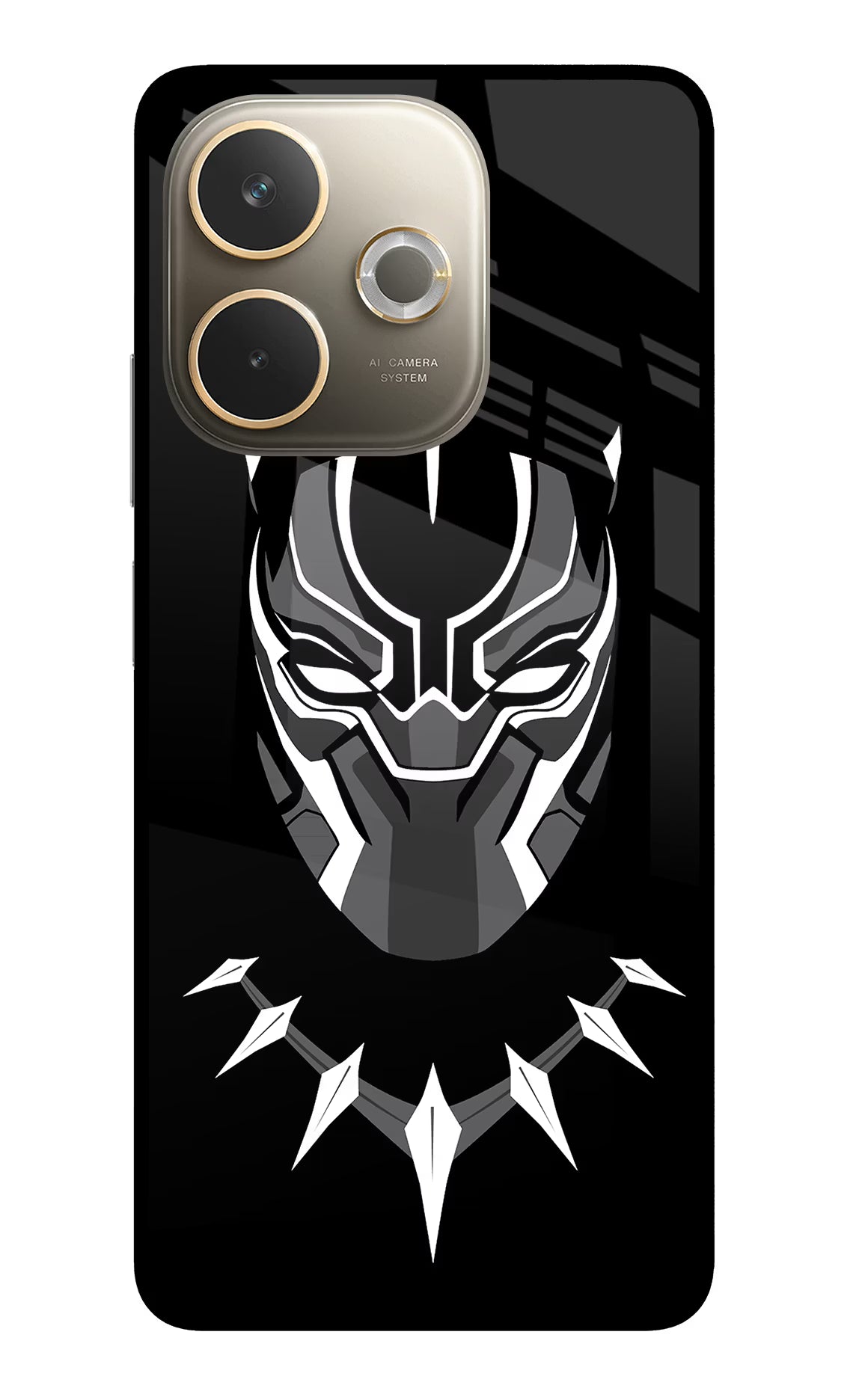 Black Panther Oppo A5 Pro 5G Glass Case - Black Panther Oppo A5 Pro 5G Glass Case Black Panther Oppo A5 Pro 5G Glass Case