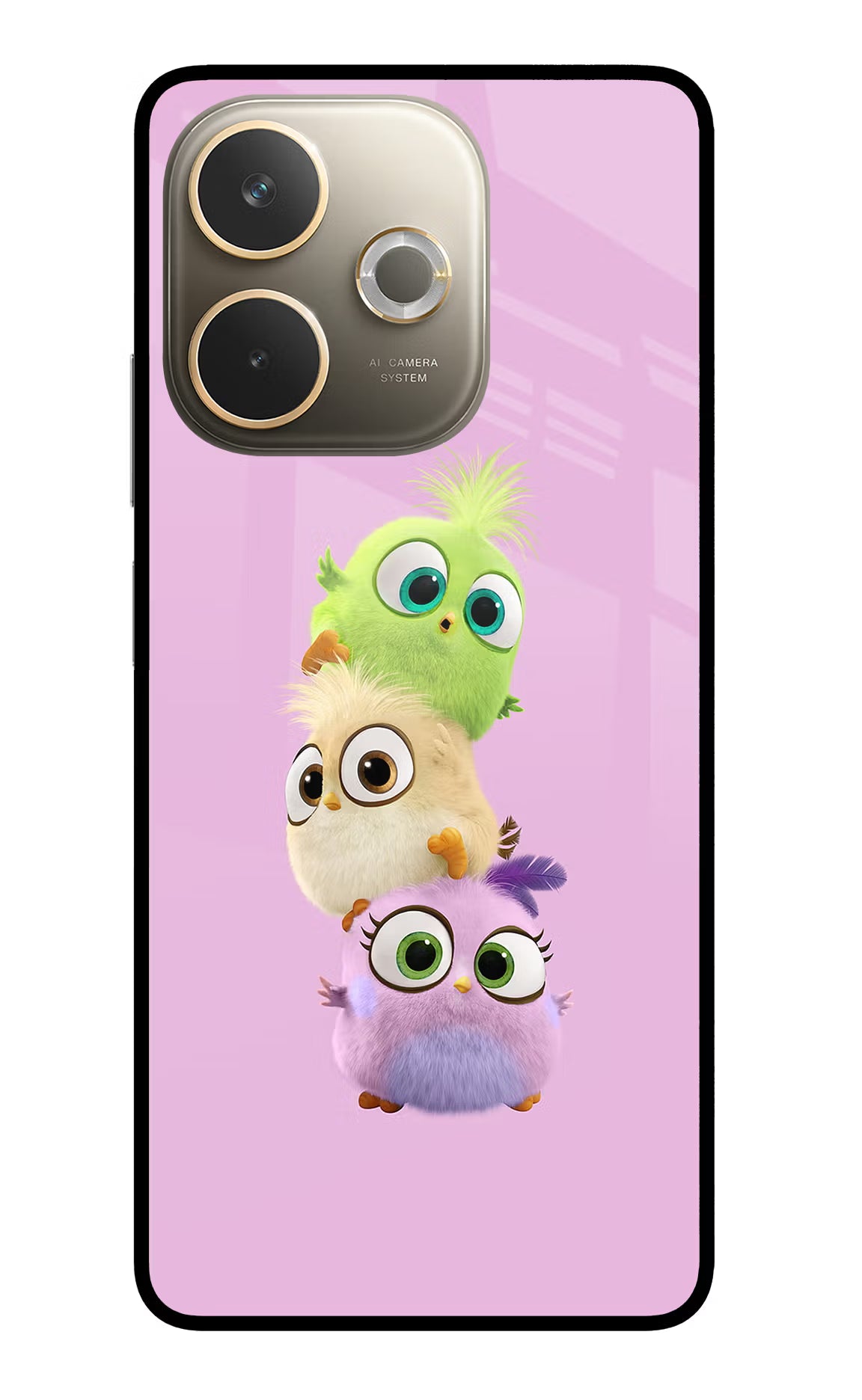Cute Little Birds Oppo A5 Pro 5G Glass Case - Cute Little Birds Oppo A5 Pro 5G Glass Case Cute Little Birds Oppo A5 Pro 5G Glass Case
