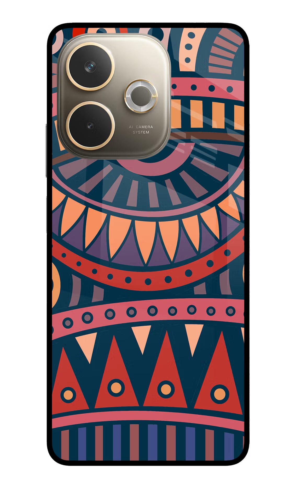 African Culture Design Oppo A5 Pro 5G Glass Case - African Culture Design Oppo A5 Pro 5G Glass Case African Culture Design Oppo A5 Pro 5G Glass Case