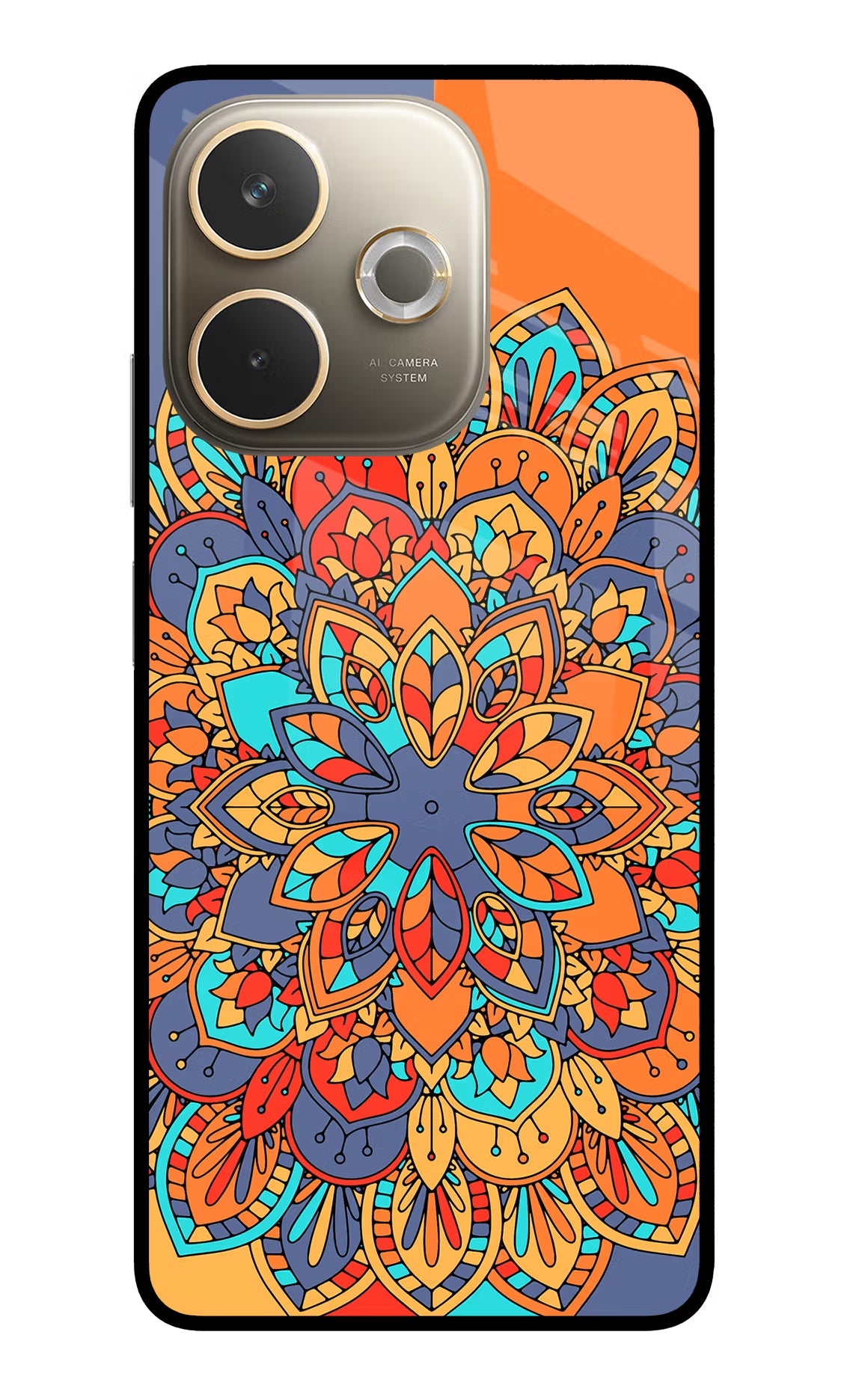 Color Mandala Oppo A5 Pro 5G Glass Case - Color Mandala Oppo A5 Pro 5G Glass Case Color Mandala Oppo A5 Pro 5G Glass Case