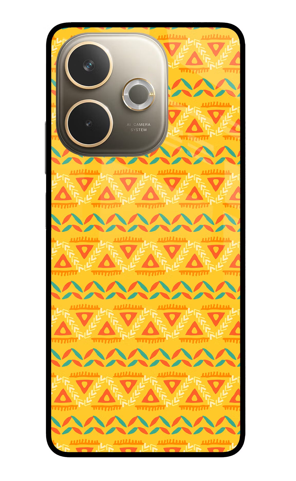 Tribal Pattern Oppo A5 Pro 5G Glass Case - Tribal Pattern Oppo A5 Pro 5G Glass Case Tribal Pattern Oppo A5 Pro 5G Glass Case