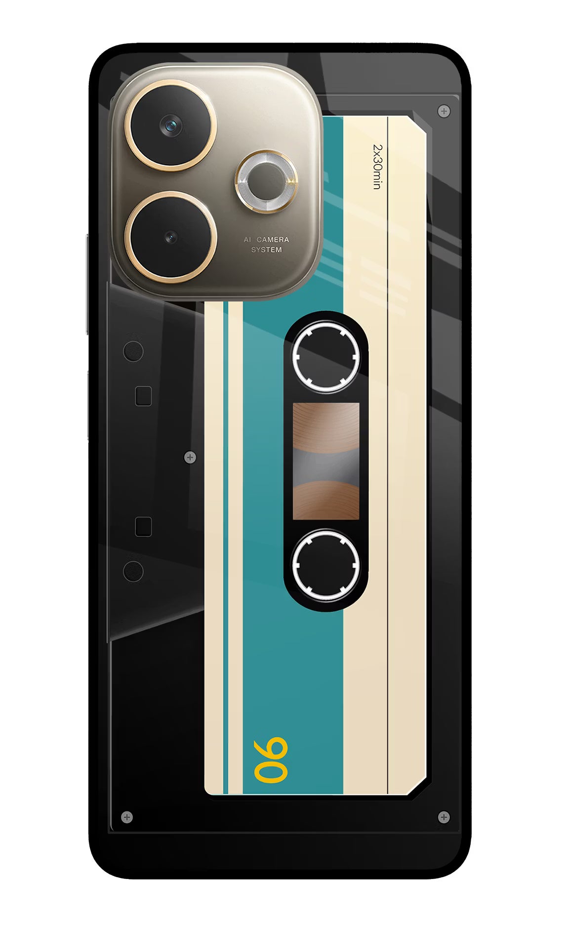 Cassette Oppo A5 Pro 5G Glass Case - Cassette Oppo A5 Pro 5G Glass Case Cassette Oppo A5 Pro 5G Glass Case