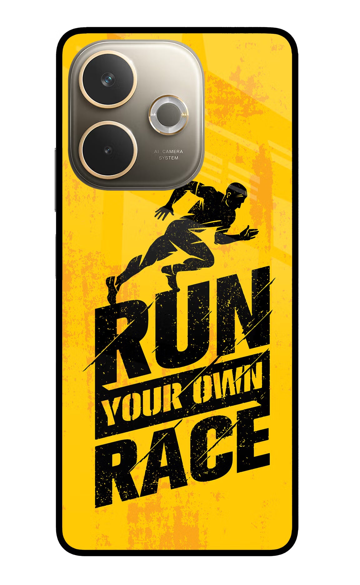 Run Your Own Race Oppo A5 Pro 5G Glass Case - Run Your Own Race Oppo A5 Pro 5G Glass Case Run Your Own Race Oppo A5 Pro 5G Glass Case