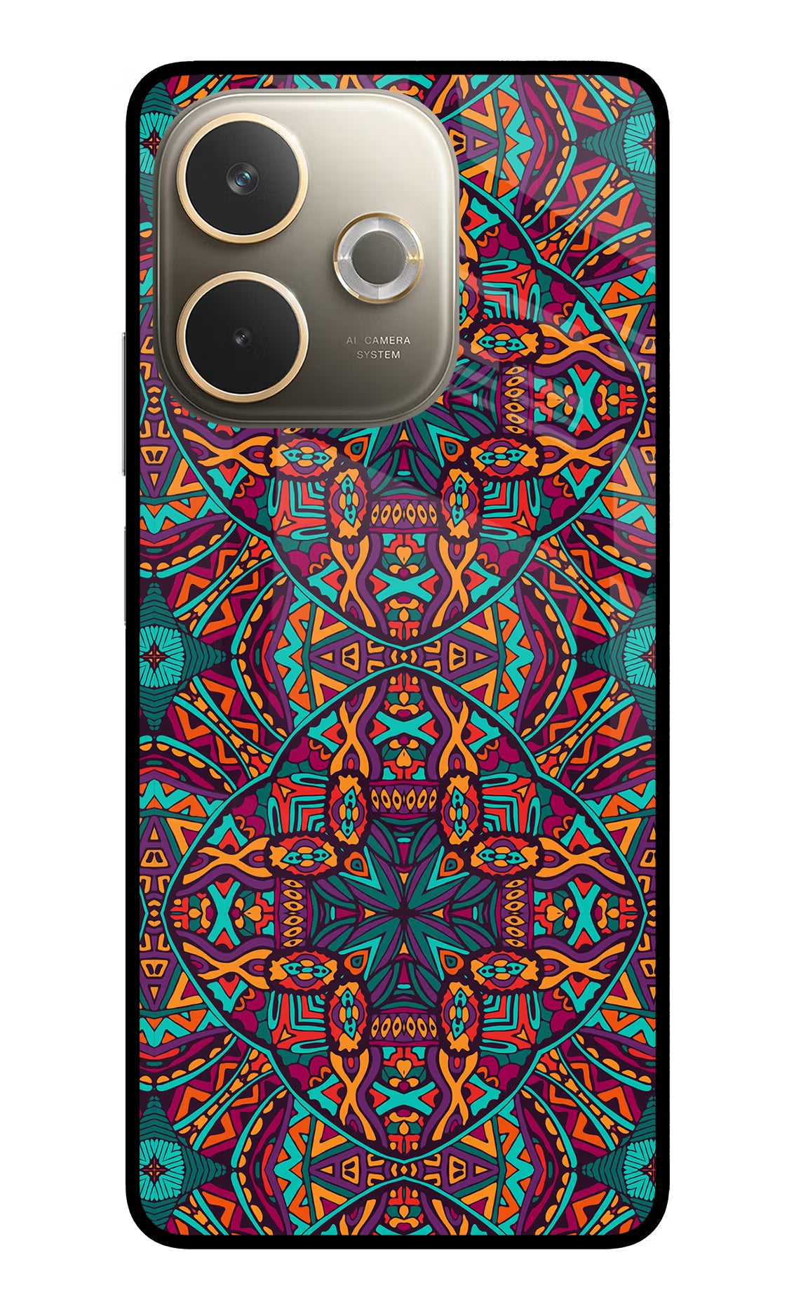Colour Mandala Oppo A5 Pro 5G Glass Case - Colour Mandala Oppo A5 Pro 5G Glass Case Colour Mandala Oppo A5 Pro 5G Glass Case