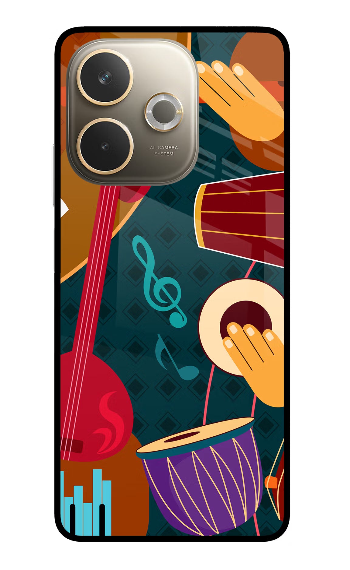 Music Instrument Oppo A5 Pro 5G Glass Case - Music Instrument Oppo A5 Pro 5G Glass Case Music Instrument Oppo A5 Pro 5G Glass Case