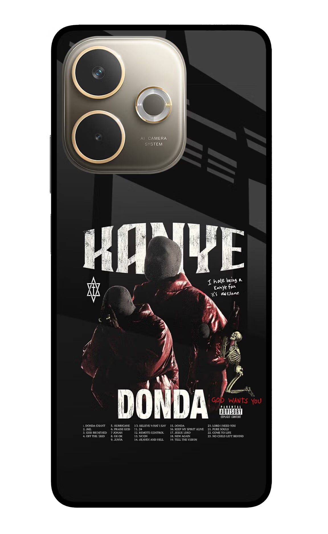 Donda Kanye West Oppo A5 Pro 5G Glass Case - Donda Kanye West Oppo A5 Pro 5G Glass Case Donda Kanye West Oppo A5 Pro 5G Glass Case