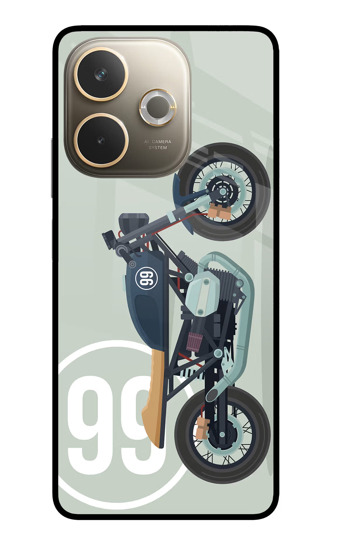 Classic Cafe Racer 99 Oppo A5 Pro 5G Glass Case - Classic Cafe Racer 99 Oppo A5 Pro 5G Glass Case Classic Cafe Racer 99 Oppo A5 Pro 5G Glass Case