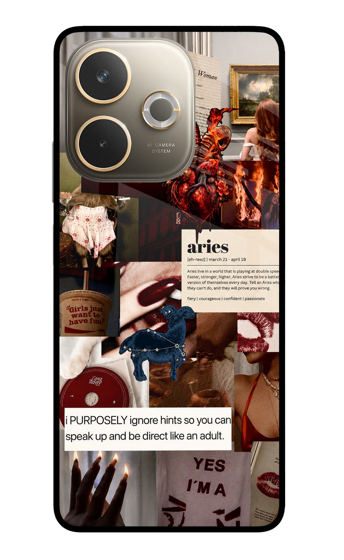 Zodiac Aries Oppo A5 Pro 5G Glass Case - Zodiac Aries Oppo A5 Pro 5G Glass Case Zodiac Aries Oppo A5 Pro 5G Glass Case
