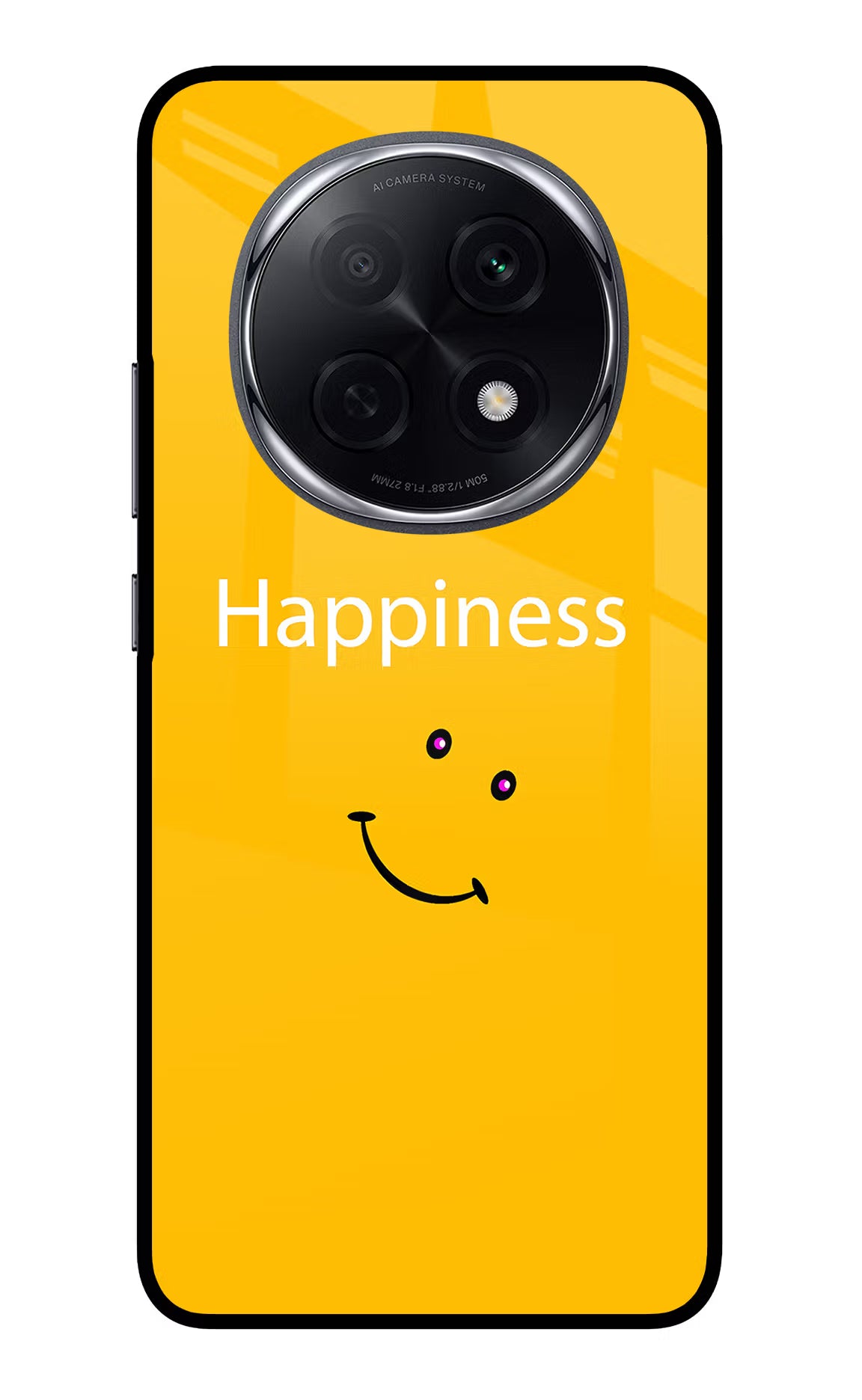 Happiness With Smiley Oppo F29 Pro 5G Glass Case - Happiness With Smiley Oppo F29 Pro 5G Glass Case Happiness With Smiley Oppo F29 Pro 5G Glass Case