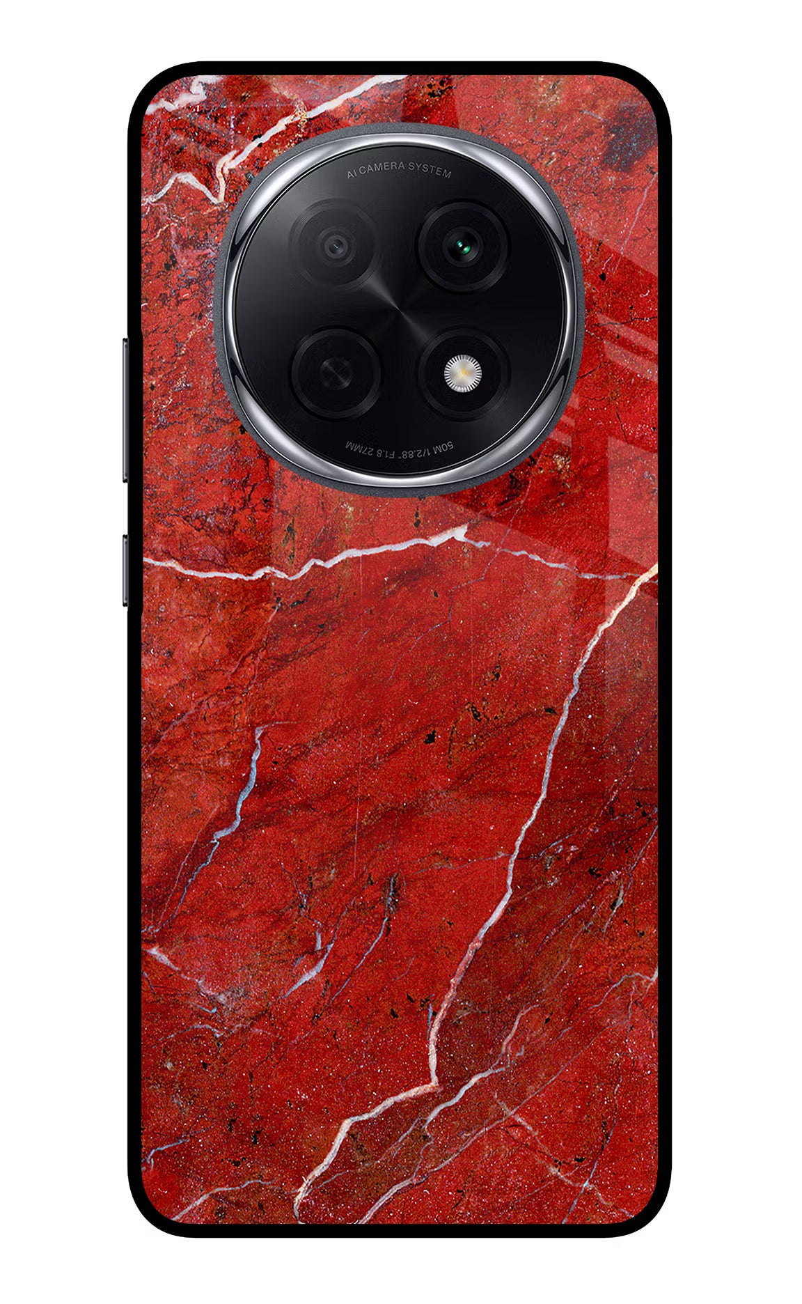 Red Marble Design Oppo F29 Pro 5G Glass Case - Red Marble Design Oppo F29 Pro 5G Glass Case Red Marble Design Oppo F29 Pro 5G Glass Case