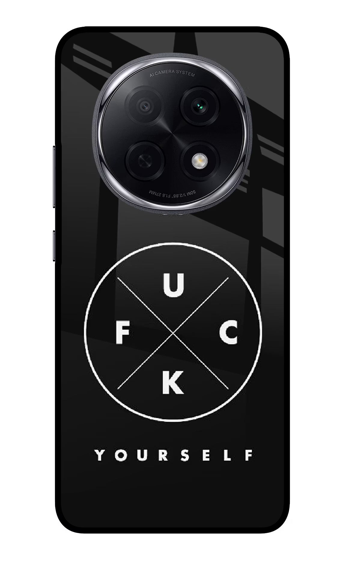 Go Fuck Yourself Oppo F29 Pro 5G Glass Case - Go Fuck Yourself Oppo F29 Pro 5G Glass Case Go Fuck Yourself Oppo F29 Pro 5G Glass Case