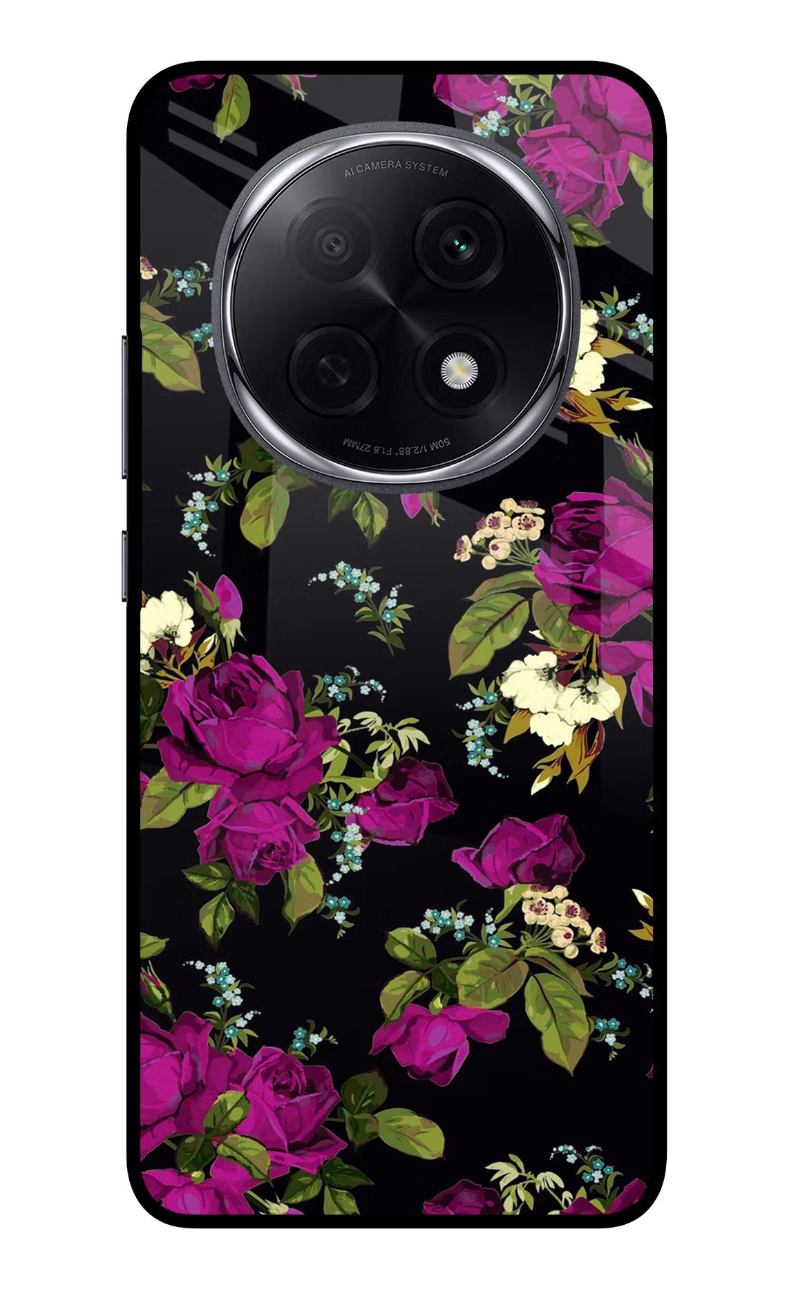 Flowers Oppo F29 Pro 5G Glass Case - Flowers Oppo F29 Pro 5G Glass Case Flowers Oppo F29 Pro 5G Glass Case