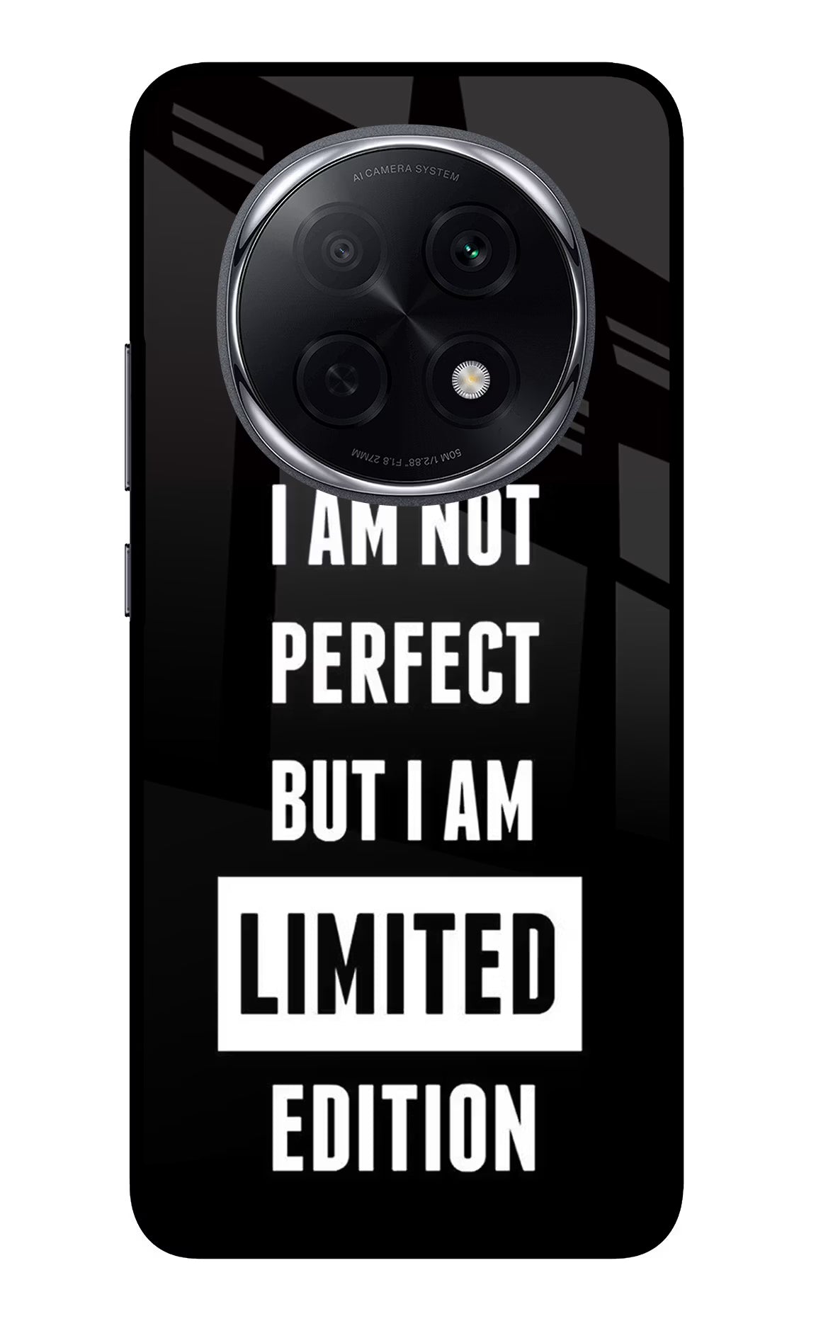 I Am Not Perfect But I Am Limited Edition Oppo F29 Pro 5G Glass Case - I Am Not Perfect But I Am Limited Edition Oppo F29 Pro 5G Glass Case I Am Not Perfect But I Am Limited Edition Oppo F29 Pro 5G Glass Case