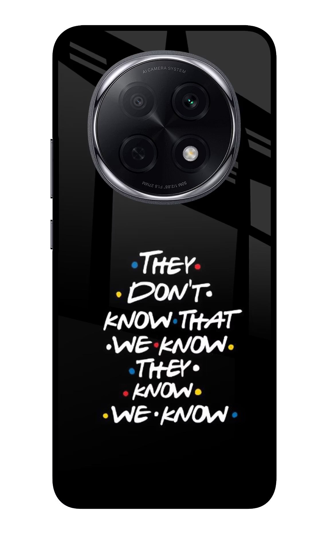 FRIENDS Dialogue Oppo F29 Pro 5G Glass Case - FRIENDS Dialogue Oppo F29 Pro 5G Glass Case FRIENDS Dialogue Oppo F29 Pro 5G Glass Case