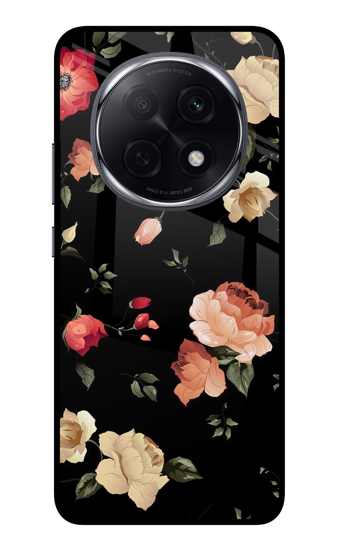 Flowers Oppo F29 Pro 5G Glass Case - Flowers Oppo F29 Pro 5G Glass Case Flowers Oppo F29 Pro 5G Glass Case