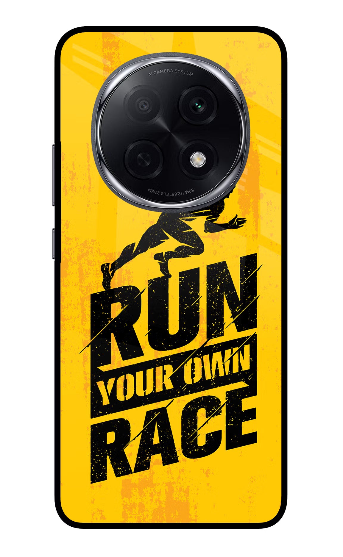 Run Your Own Race Oppo F29 Pro 5G Glass Case - Run Your Own Race Oppo F29 Pro 5G Glass Case Run Your Own Race Oppo F29 Pro 5G Glass Case