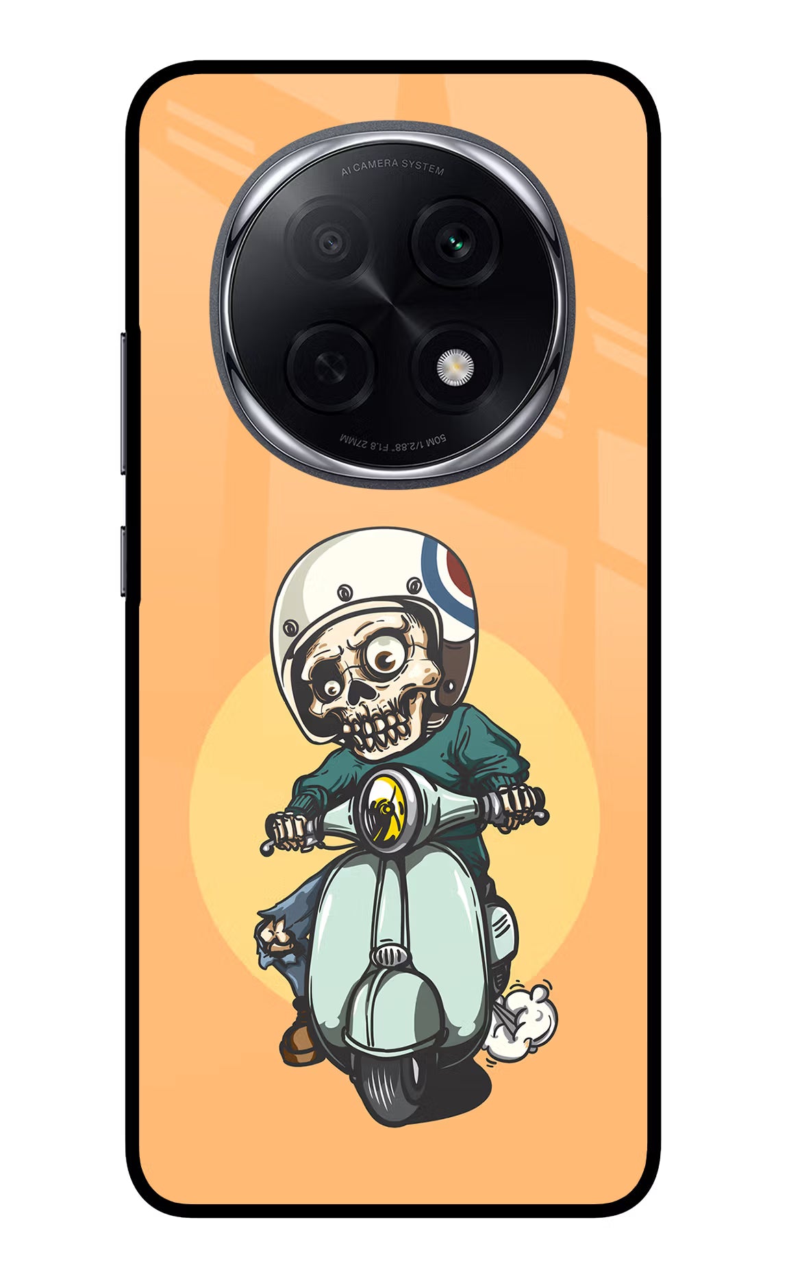 Undead Biker Oppo F29 Pro 5G Glass Case - Undead Biker Oppo F29 Pro 5G Glass Case Undead Biker Oppo F29 Pro 5G Glass Case